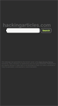 Mobile Screenshot of hackingarticles.com
